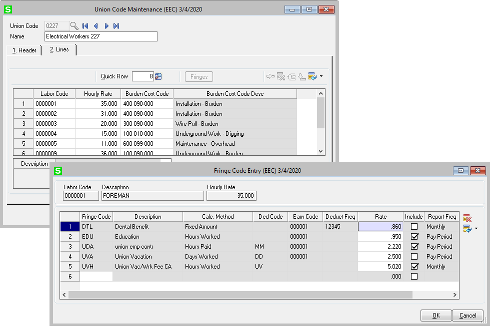 Sage 100 Union Payroll Kissinger