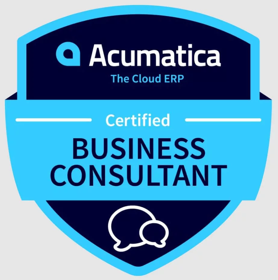 Acumatica Certified Business Consultant
