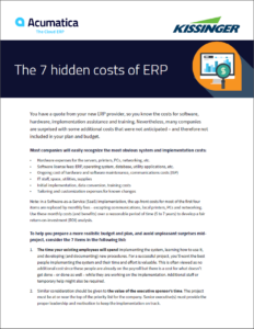 The 7 Hidden Costs of ERP